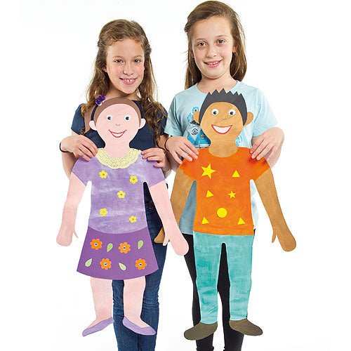 JUMBO PEOPLE CUT-OUTS PK.24 *J15
