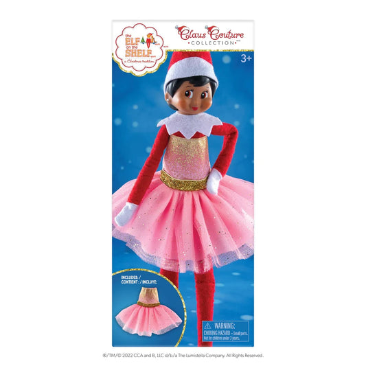 Claus Couture Pink Sparkle Party Dress