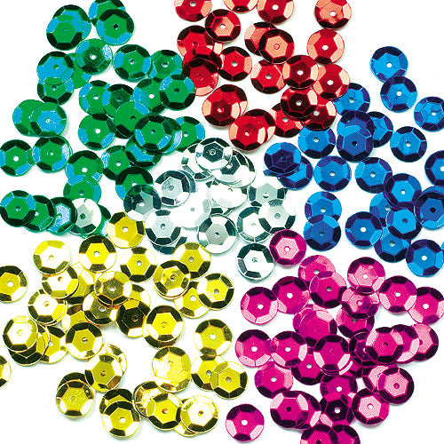 Coloured Sequins (Per 90g jar)