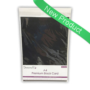 DOVECRAFT A4 BLACK CARD 240GM X 10