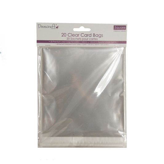 TRIMCRAFT SQUARE CELLO BAGS PK.20