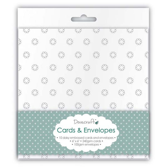 Embossed Flwr Sq 6X6 (10 pk)