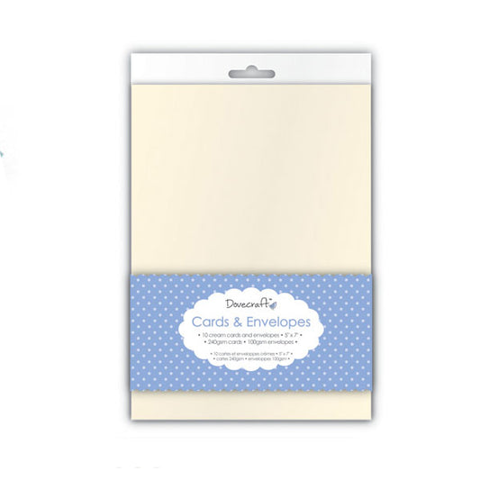 Cream Rect 5X7 (10 pk)