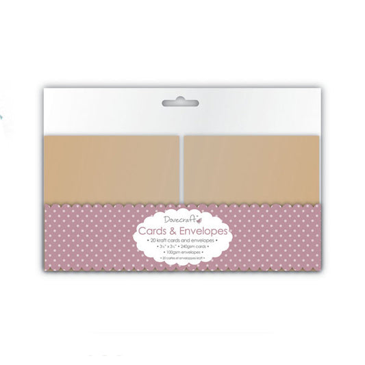 Mini Kraft Square 3.5X3.5 (20 pk)