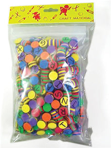 Foam Lacing Beads With Letters(500)