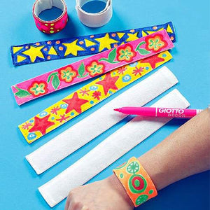 Fabric Snap-On Bracelets (Pack of 5)