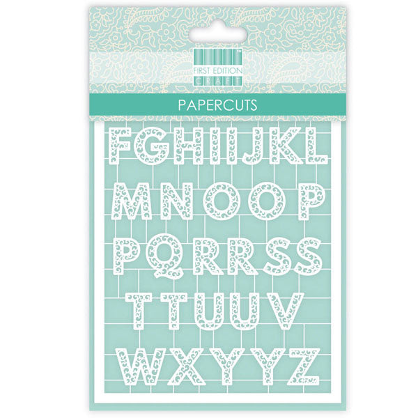 First Edition Paper First Edition Paper Cuts -Alphabet