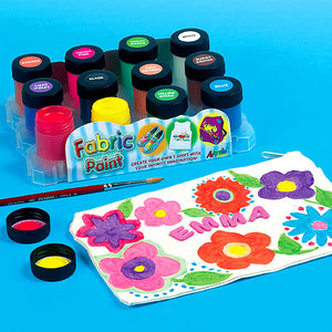 Fabric Paint Pots (Pack of 12)