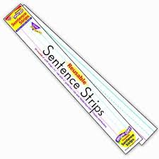 SENTENCE STRIP  - REUSABLE PK.30