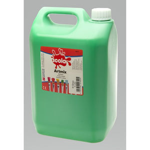 Scola 5 Litre Green Ready Mix Paint