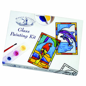 HOUSE OF CRAFTS GLASS PAINTING KIT