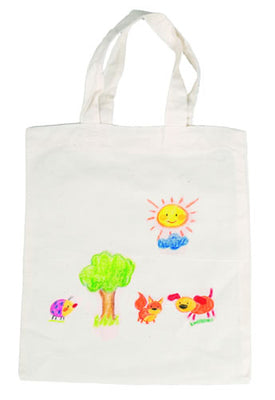 PAINT YOUR OWN COTTON BAG LG.
