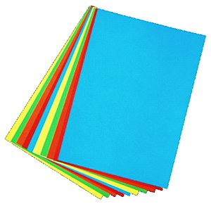 A4 Assorted Bold Colour Card 50 Sheets