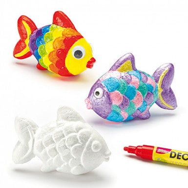 Polystyrene Fish (Pack of 6)