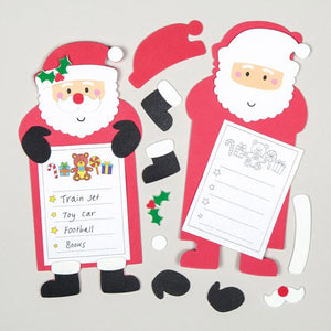 Santa Christmas List Kits (Pack of 5)