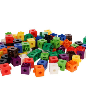 Clever Kidz 100pcs Linking Cubes