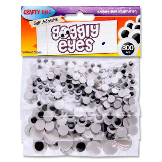 Crafty Bitz Googly Eyes - Pack of 300