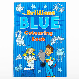 BLUE COLOURING BOOK