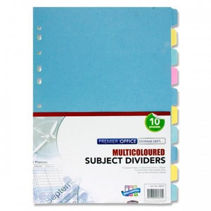 SUBJECT DIVIDERS 10 PART
