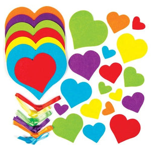 Rainbow Mix & Match Heart Decoration Kits (Pack of