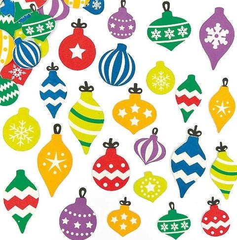Christmas Bauble Foam Stickers (Pack of 120)