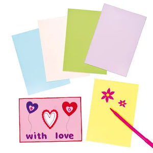 Coloured Card Blanks (Pack of 12)