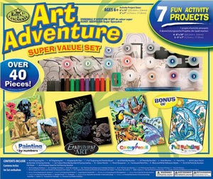 Art Adventure Super Value 40+ Piece Animal Art Set