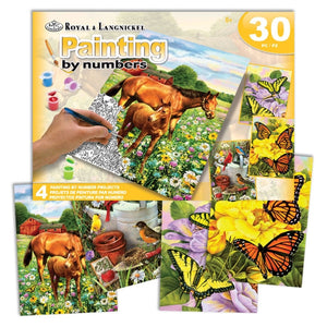 Paint By Numbers Junior Small Jungle Box Set of 4