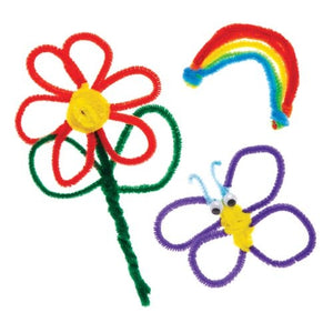 Rainbow Colours Pipe Cleaners (Pk120)
