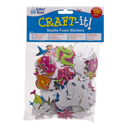 Sealife Foam Stickers (Pk120)