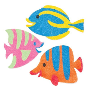 Tropical Fish Sand Art Magnets (Pk.6