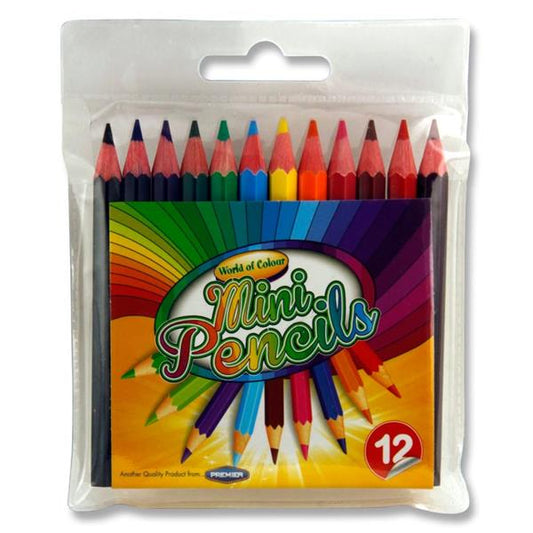 Woc Wallet 12 Half Size Colouring Pencils