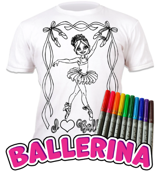 PYO T-Shirt Unicorn Ballerina  age 5-6