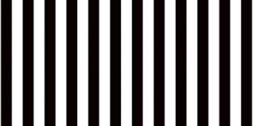 Fadeless-Classic Stripe-Black&White 3.6m