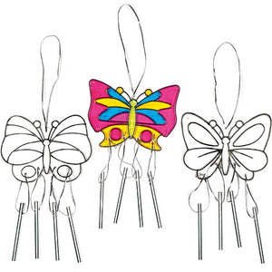 Butterfly Suncatcher Windchimes (Pack of 3)