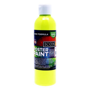 Icon 300ml Fluor Yellow  Poster Paint