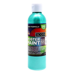 Icon 300ml Green Pearlescent Poster Paint