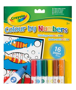 Crayola Colour By Numbers With Markers