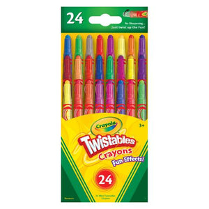 Crayola 24 Mini Twistables Special Effects Crayons