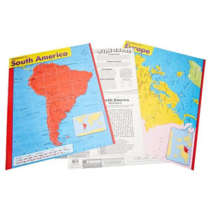 Learning Charts 7 Combo Pack - Continents