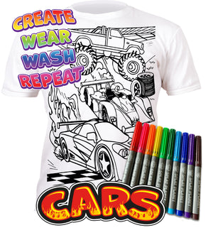 PYO T-Shirt-Cars age 5-6
