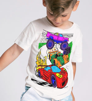 PYO T-Shirt-Cars age 5-6