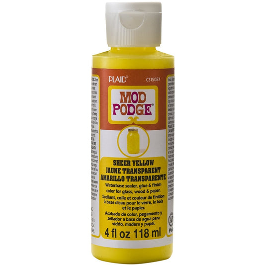 Mod Podge Sheer Colour Yellow 4oz