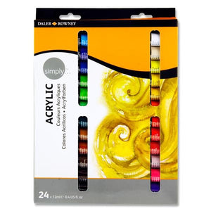 Daler 24x12ml Acrylic Paints