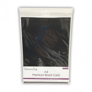DOVECRAFT A4 BLACK CARD 240GM X 10