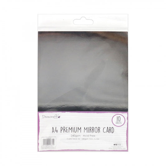 DC A4 Mirror Card - Silver