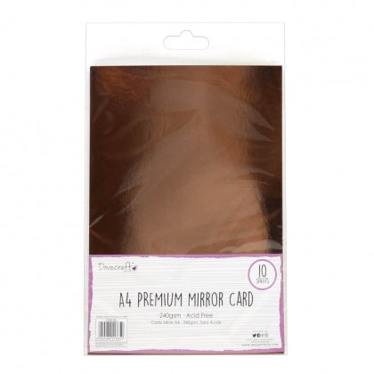 DC A4 Mirror Card - Rose Gold