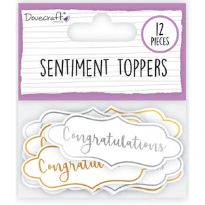 DC Die Cut Toppers - Congratulations