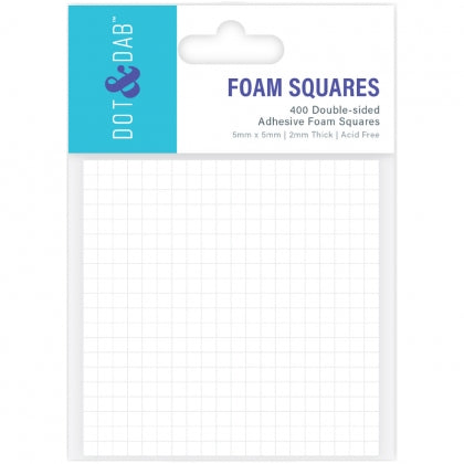 D&D Foam Squares x400 2mm white