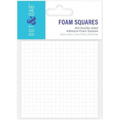 D&D Foam Squares x400 1mm white